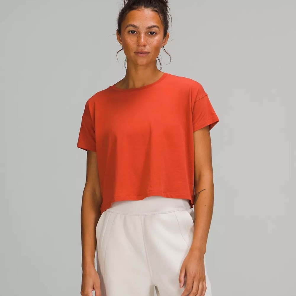 Lululemon Cates T-Shirt Canyon Orange